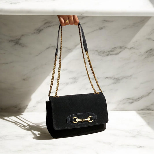 Bea leather bag with chain strap