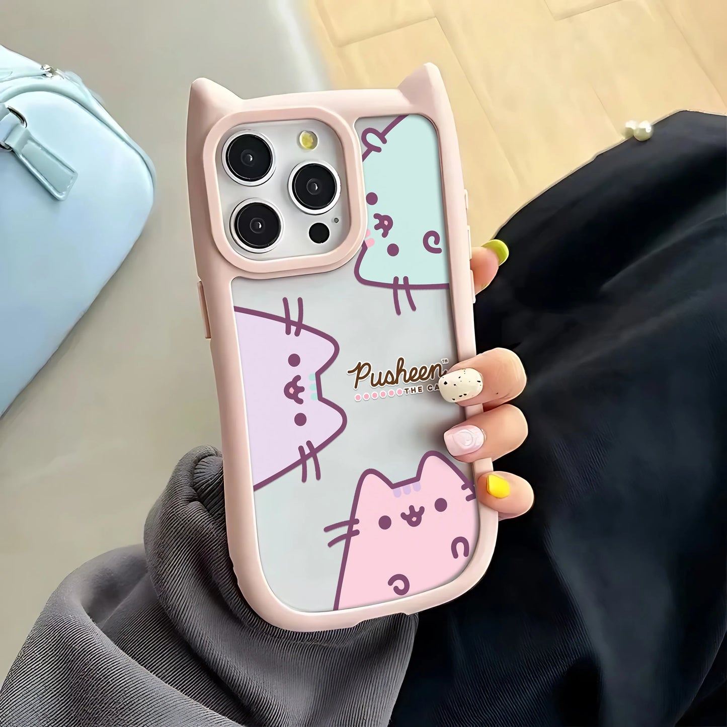 Pusheen Cat Cartoon Handyhülle – Stil, Schutz und Spaß für Ihr iPhone