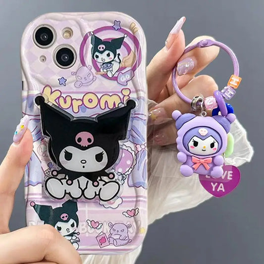 Sanrio Hello Kitty und Kuromi iPhone-Anhängerhülle 