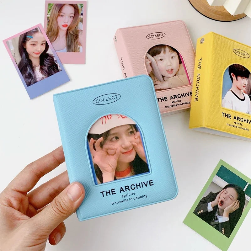 Mini Album for K-Pop Photocards with Heart Design and other models