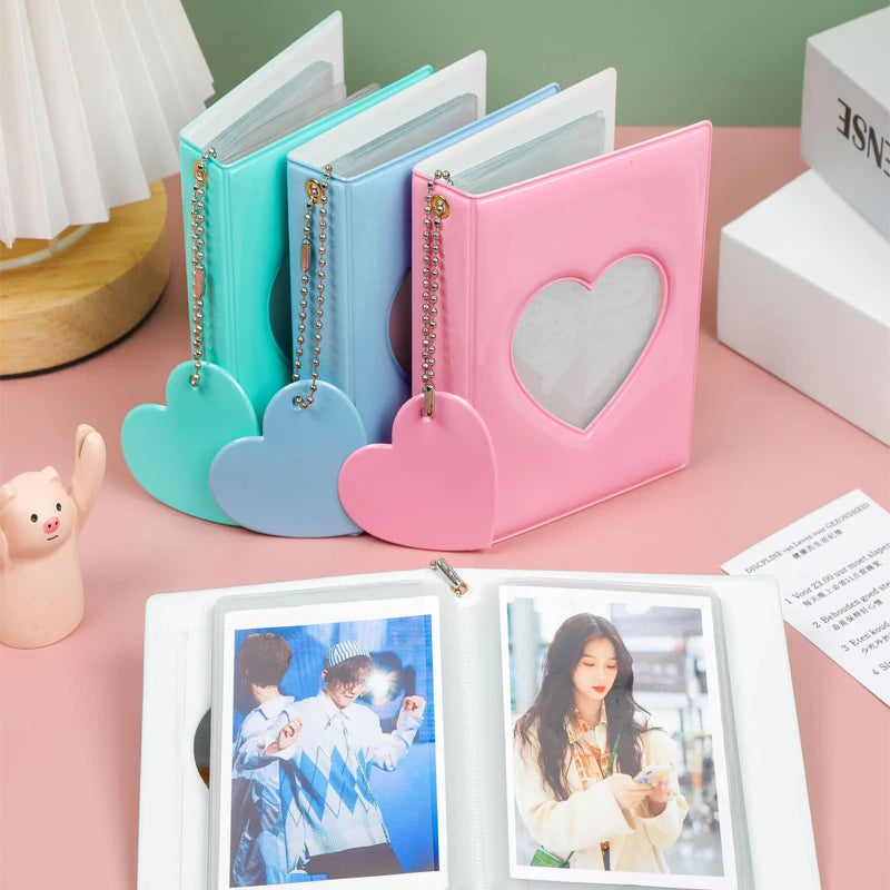 Mini Album for K-Pop Photocards with Heart Design and other models