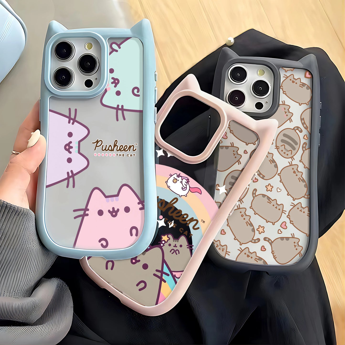 Pusheen Cat Cartoon Handyhülle – Stil, Schutz und Spaß für Ihr iPhone