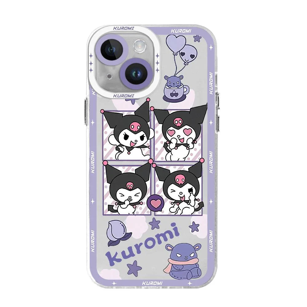 MINISO X SARIO Kuromi &amp; My Melody Handyhülle – Style und Schutz für dein iPhone