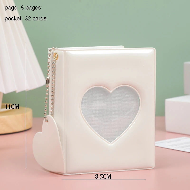 Mini Album for K-Pop Photocards with Heart Design and other models