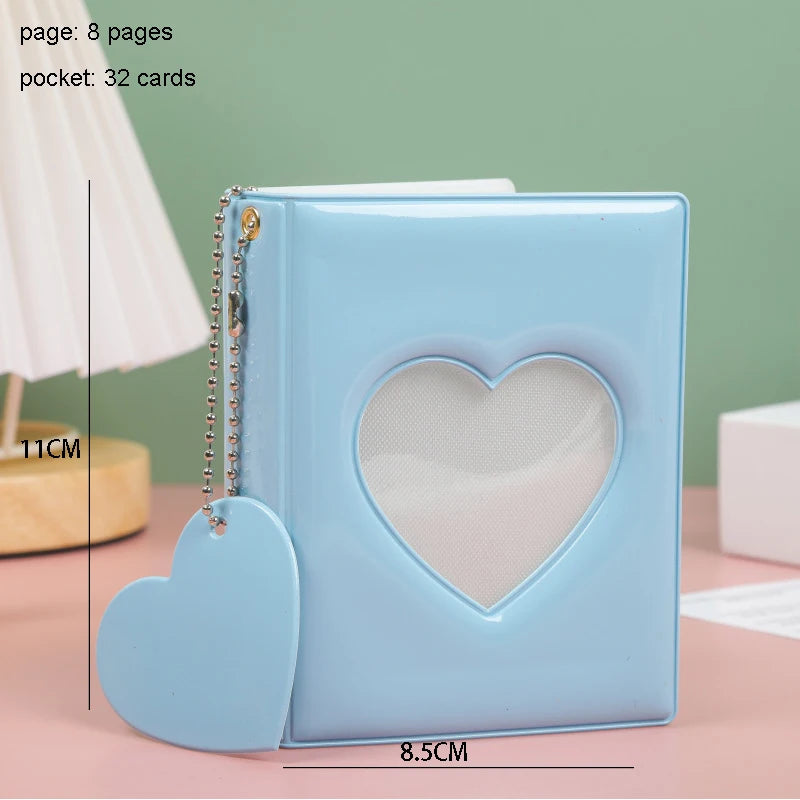 Mini Album for K-Pop Photocards with Heart Design and other models