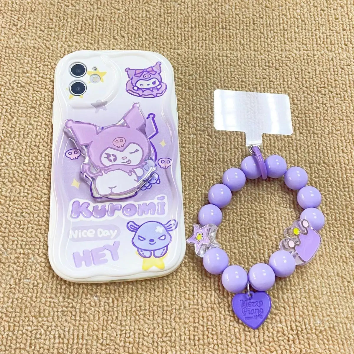 Sanrio Hello Kitty und Kuromi iPhone-Anhängerhülle 