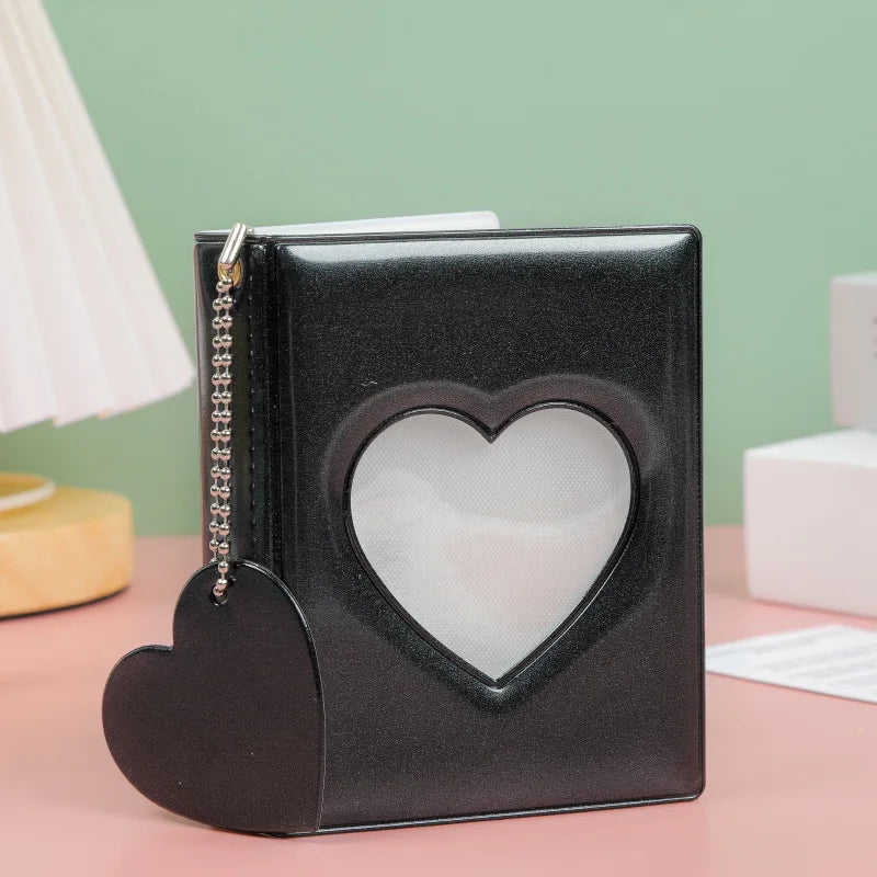 Mini Album for K-Pop Photocards with Heart Design and other models