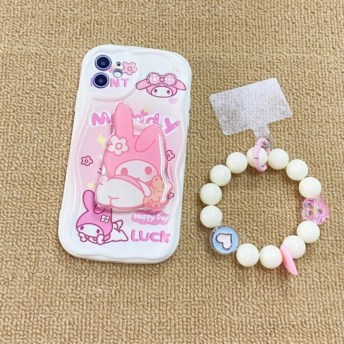 Sanrio Hello Kitty und Kuromi iPhone-Anhängerhülle 