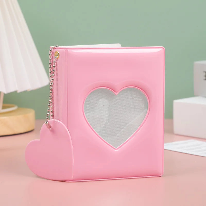 Mini Album for K-Pop Photocards with Heart Design and other models