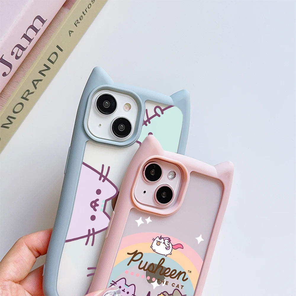 Pusheen Cat Cartoon Phone Case – Style, Protection and Fun for your iPhone